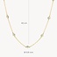 Blush Blush Collier 3172YZI 14k geelgoud met Zirkonia 42cm