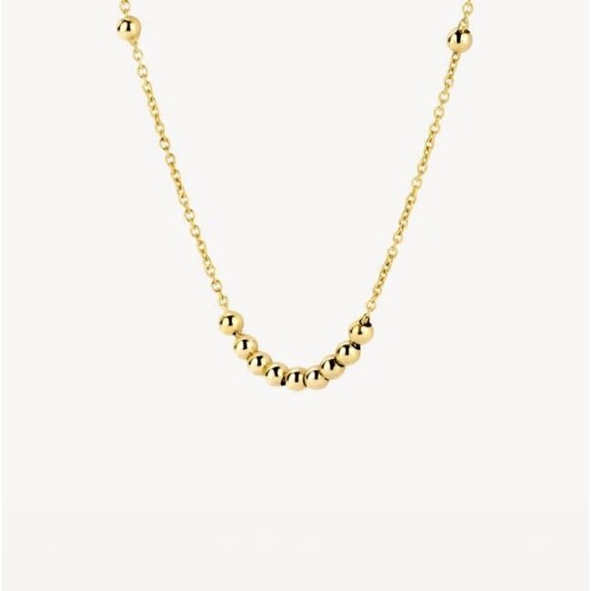 Blush Blush Collier 3182YGO 14k Geelgoud met Bolletjes 42cm