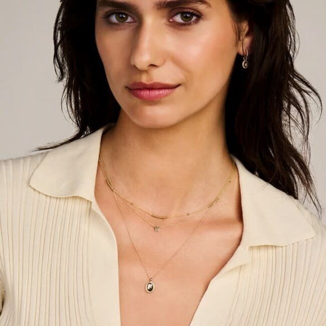 Blush Blush Collier 3182YGO 14k Geelgoud met Bolletjes 42cm