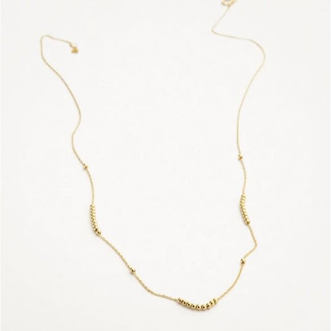 Blush Blush Collier 3182YGO 14k Geelgoud met Bolletjes 42cm