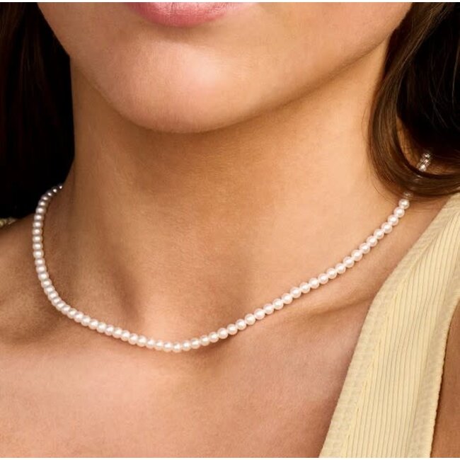 Blush Blush Collier 3184YPW 14k Geelgoud Parel 42cm