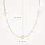 Blush Blush Collier 3185YPW 14k Geelgoud met Parels 42cm