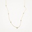 Blush Blush Collier 3185YPW 14k Geelgoud met Parels 42cm