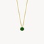 Blush Blush Collier 3200YEM Mei 14k Geelgoud met Emerald 42cm