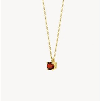 Blush Blush Collier 3200YGA Januari 14K Geelgoud Granaat 42cm