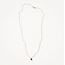 Blush Blush Collier 3200YGA Januari 14K Geelgoud Granaat 42cm