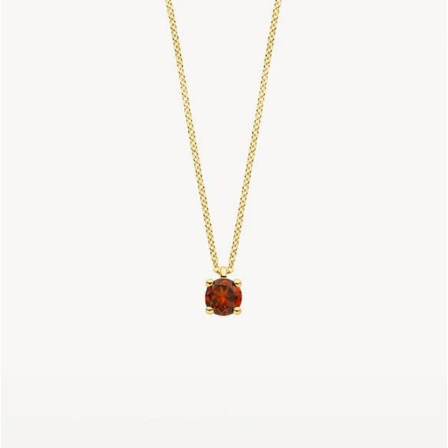 Blush Blush Collier 3200YGA Januari 14K Geelgoud Granaat 42cm