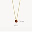 Blush Blush Collier 3200YGA Januari 14K Geelgoud Granaat 42cm