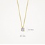 Blush Blush Collier 3200YLG April 14k Geelgoud met 0.25crt Labgrown Diamant 42cm