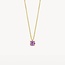 Blush Blush Collier 3200YPA Juni 14k Geelgoud Roze Amatist 42cm