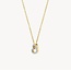 Blush Blush Collier 3608YDI 14k Geelgoud 0,06crt G SI Briljant geslepen Diamant Hart 42cm