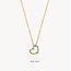 Blush Blush Collier 3609YDI 14k Geelgoud 0,03crt G SI Briljant geslepen Diamant Hart 42cm