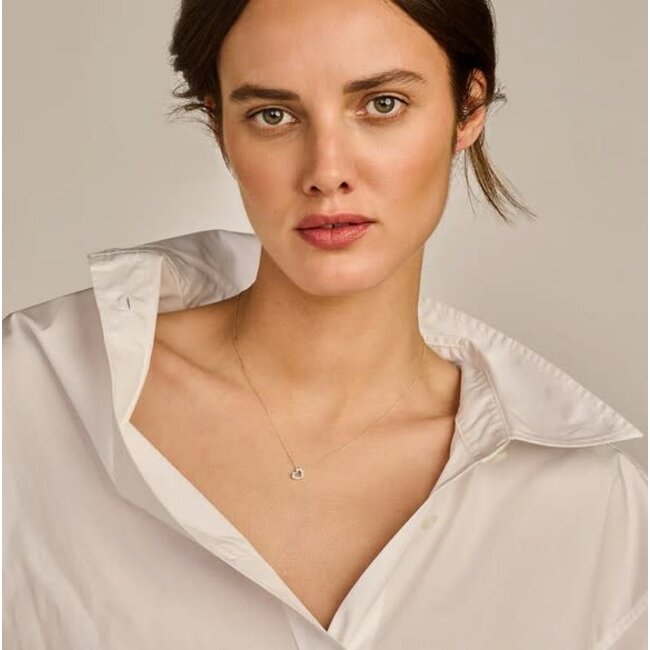 Blush Blush Collier LG3000Y 14k Geelgoud 0.14crt G SI Lab Grown Briljant Hart Hanger 42cm