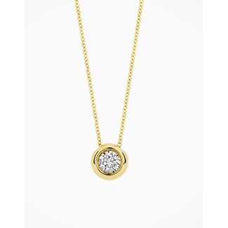 Blush Blush Collier LG3007Y 14k Geelgoud 0.25crt G SI Lab Grown Diamant 42cm