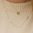 Blush Blush Collier met Hanger 3080YGO 14k Geelgoud Rond 42cm
