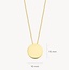 Blush Blush Collier met Hanger 3080YGO 14k Geelgoud Rond 42cm
