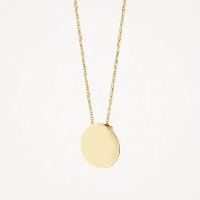 Blush Blush Collier met Hanger 3080YGO 14k Geelgoud Rond 42cm