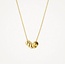 Blush Blush Collier met Hanger 3087YGO 14k Geelgoud met ronde Hangertjes 3,75mm x 42cm