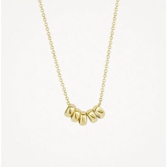 Blush Blush Collier met Hanger 3087YGO 14k Geelgoud met ronde Hangertjes 3,75mm x 42cm