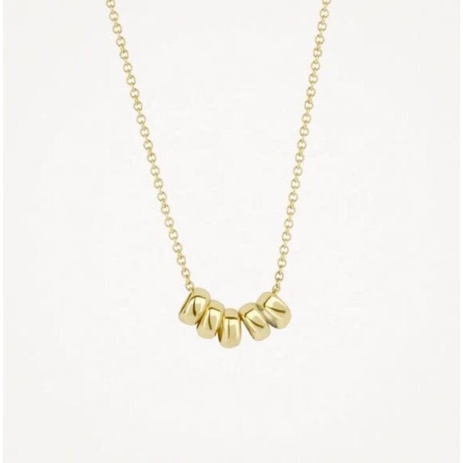 Blush Blush Collier met Hanger 3087YGO 14k Geelgoud met ronde Hangertjes 3,75mm x 42cm
