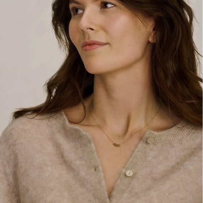 Blush Blush Collier met Hanger 3087YGO 14k Geelgoud met ronde Hangertjes 3,75mm x 42cm