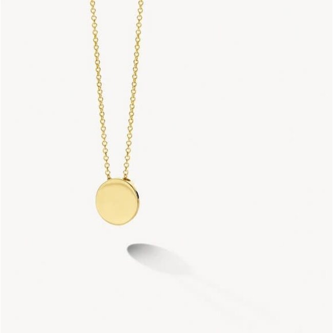 Blush Blush Collier met Hanger 3088YGO 14k Geelgoud Rond 42cm