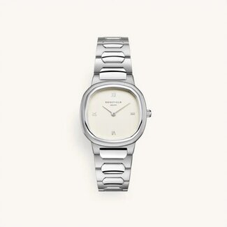 Rosefield Rosefield Horloge ORCSSS-OR02 Gaia Roman Indexes Staal Quartz 30mm
