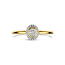 The House Of Blinckers THOB Ring 40.31857 14k Geelgoud met 0.25ct GH SI Diamant Maat 17.75