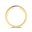 The House Of Blinckers THOB Ring 42.08914 14k Bicolor met 0.07ct H SI diamant Maat 56