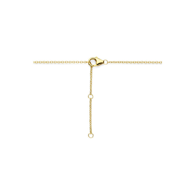 The House Of Blinckers THOB Collier 40.32215 14k Geelgoud met 0.25 ct GH SI Diamant 40-44cm
