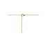 The House Of Blinckers THOB Collier 40.32215 14k Geelgoud met 0.25 ct GH SI Diamant 40-44cm