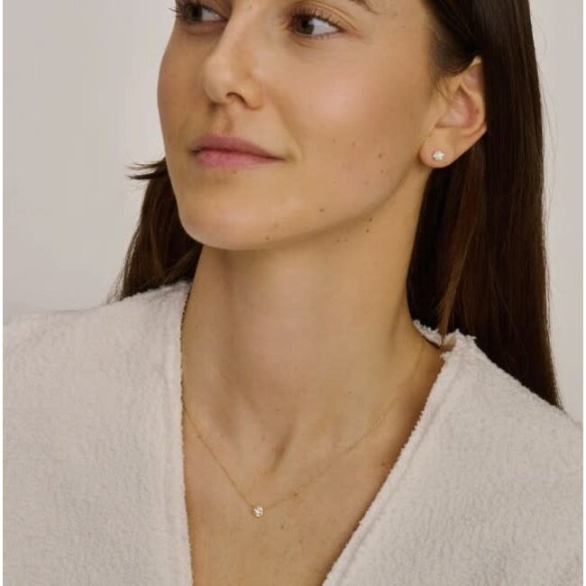 Blush Blush Collier met Hanger 3097YZI  14k Geelgoud met Briljant geslepen Zirkonia 42cm