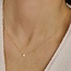 Blush Blush Collier met Hanger 3097YZI  14k Geelgoud met Briljant geslepen Zirkonia 42cm