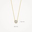 Blush Blush Collier met Hanger 3097YZI  14k Geelgoud met Briljant geslepen Zirkonia 42cm
