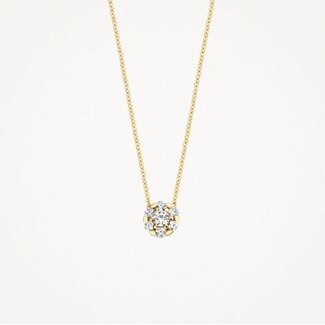 Blush Blush Collier met Hanger 3097YZI  14k Geelgoud met Briljant geslepen Zirkonia 42cm