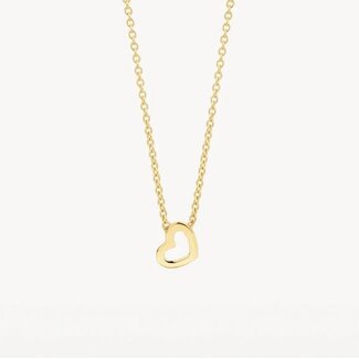 Blush BLUSH 3149YGO collier 14k goud hart