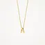 Blush Blush Collier met Hanger 3155YGO_A 14k Geelgoud met letter A 42cm