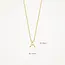 Blush Blush Collier met Hanger 3155YGO_A 14k Geelgoud met letter A 42cm