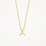 Blush Blush Collier met Hanger 3155YGO_A 14k Geelgoud met letter A 42cm