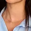 Blush Blush Collier met Hanger 3155YGO_D 14k Geelgoud met de letter D 42cm
