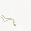 Blush Blush Collier met Hanger 3155YGO_E 14k Geelgoud met de letter E 42cm