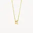 Blush Blush Collier met Hanger 3155YGO_E 14k Geelgoud met de letter E 42cm