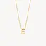 Blush Blush Collier met Hanger 3155YGO_E 14k Geelgoud met de letter E 42cm