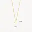 Blush Blush Collier met Hanger 3155YGO_J 14k Geelgoud met de letter J 42cm
