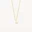 Blush Blush Collier met Hanger 3155YGO_L 14k Geelgoud met de Letter L 42cm
