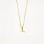 Blush Blush Collier met Hanger 3155YGO_L 14k Geelgoud met de Letter L 42cm