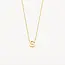 Blush Blush Collier met Hanger 3155YGO_S 14k Geelgoud met de letter S 42cm