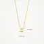 Blush Blush Collier met Hanger 3155YGO_S 14k Geelgoud met de letter S 42cm