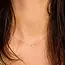 Blush Blush Collier met Hanger 3155YGO_T 14k Geelgoud met de letter T 42cm