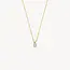 Blush Blush Collier met Hanger 3610YDI 14k Geelgoud 0,05crt G SI Briljant geslepen Diamant 42cm